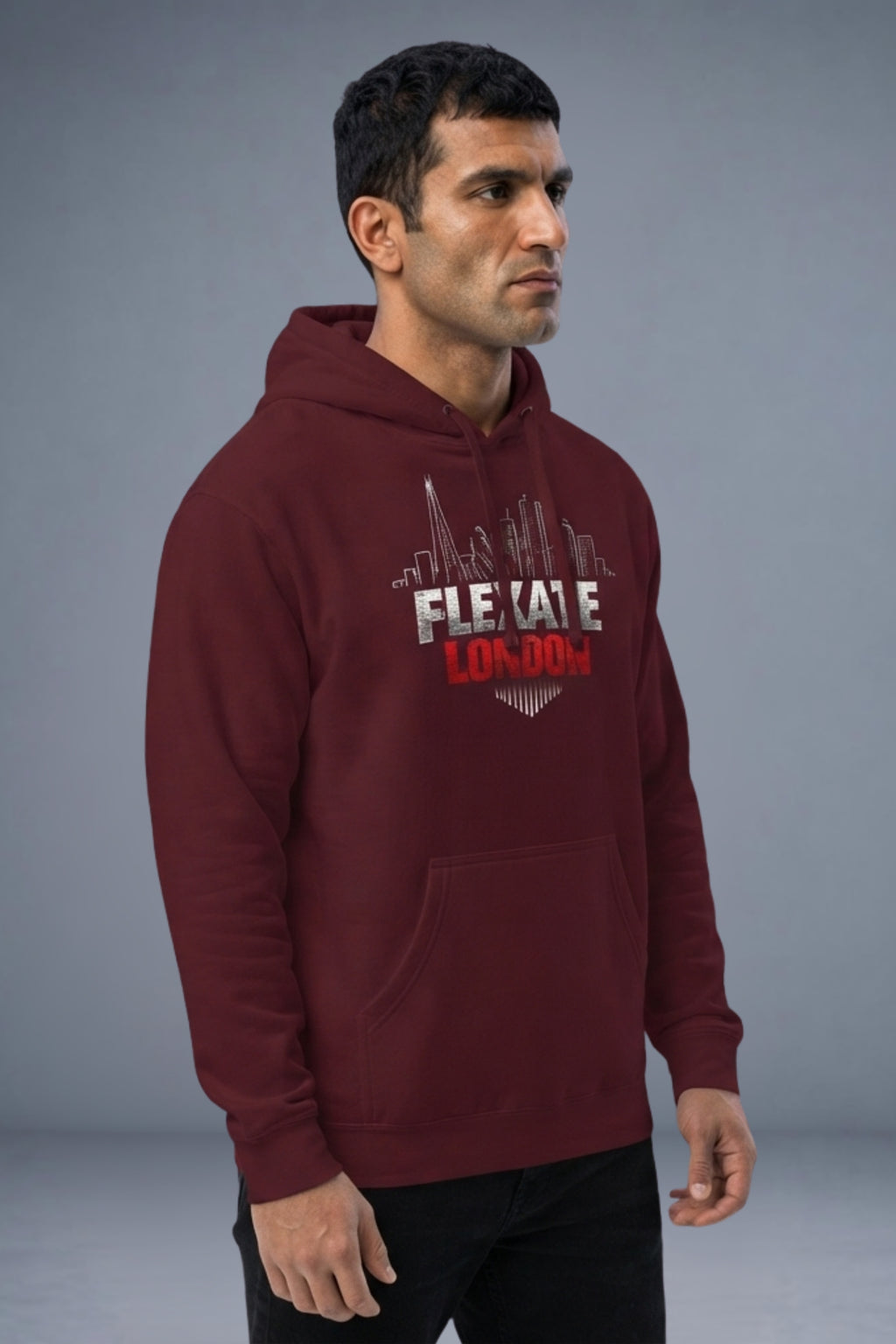 Flexate London - Klassisk hettegenser