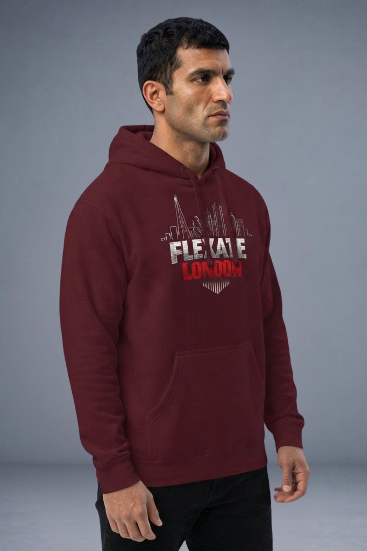 Flexate London - Klassisk hettegenser