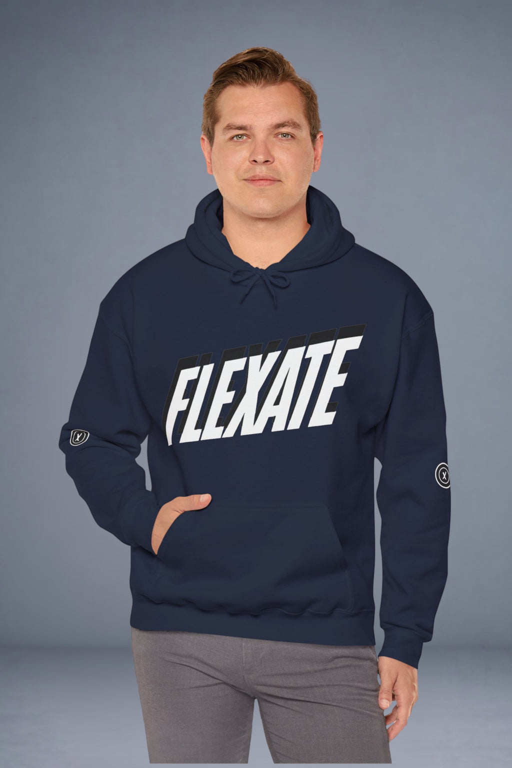 Flexate FLX Retro - Men's Hooded Sweatshirt