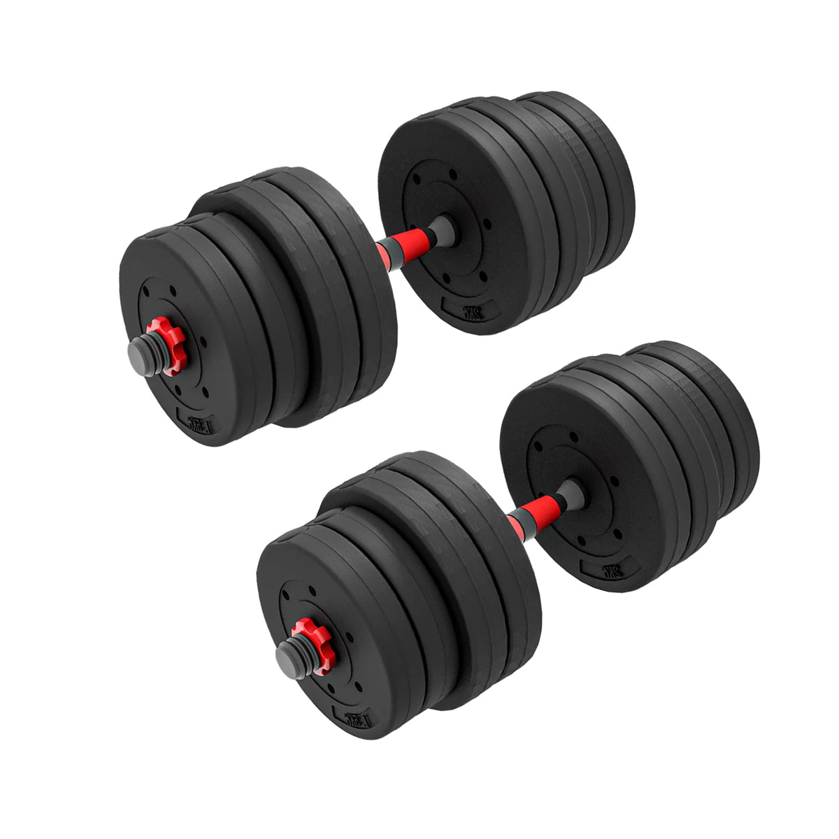Adjustable Dumbbells & Barbell Set – 20kg, 25kg, 30kg Options – Home Gym Strength Training with or without Bench