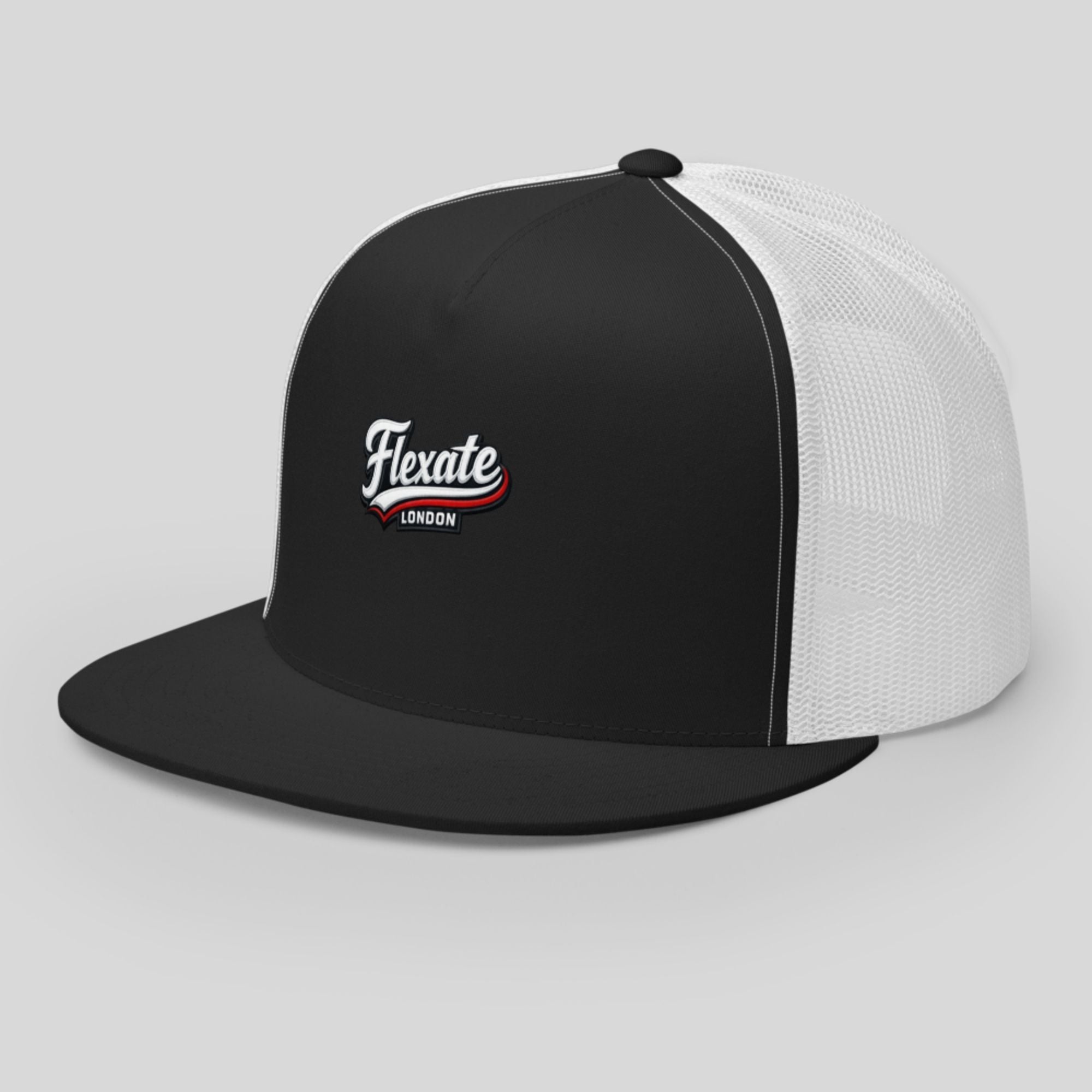 Flexate London - Trucker 08 - White & Black