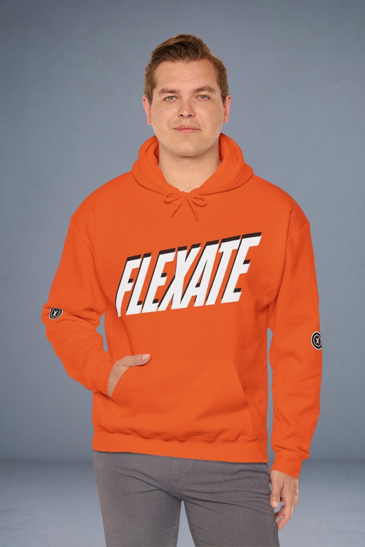 Flexate FLX Retro - Men's Hooded Sweatshirt