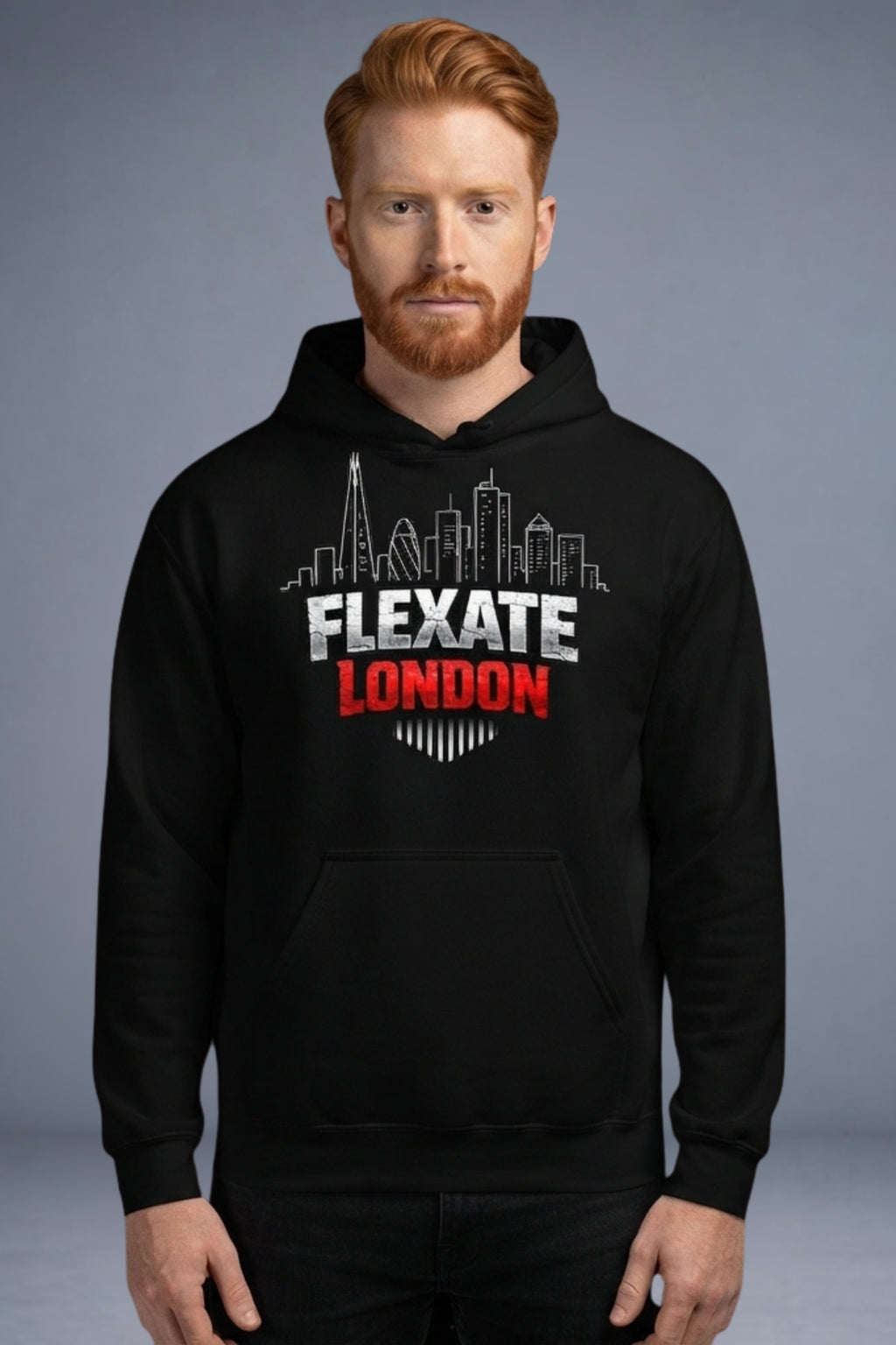 Flexate London - Klassisk hettegenser