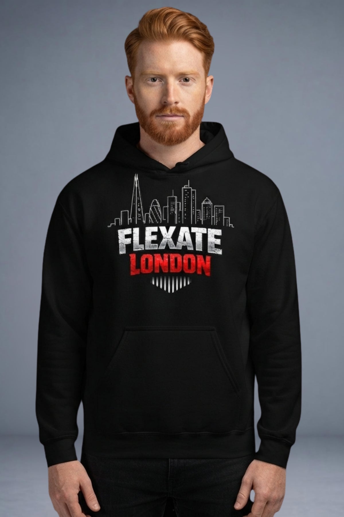 Flexate London - Klassisk hettegenser