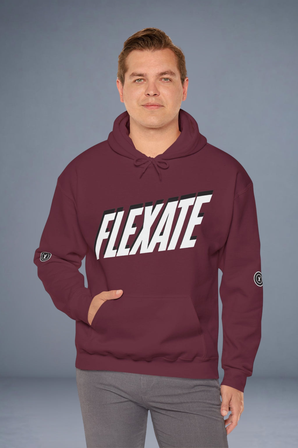 Flexate FLX Retro - Men's Hooded Sweatshirt