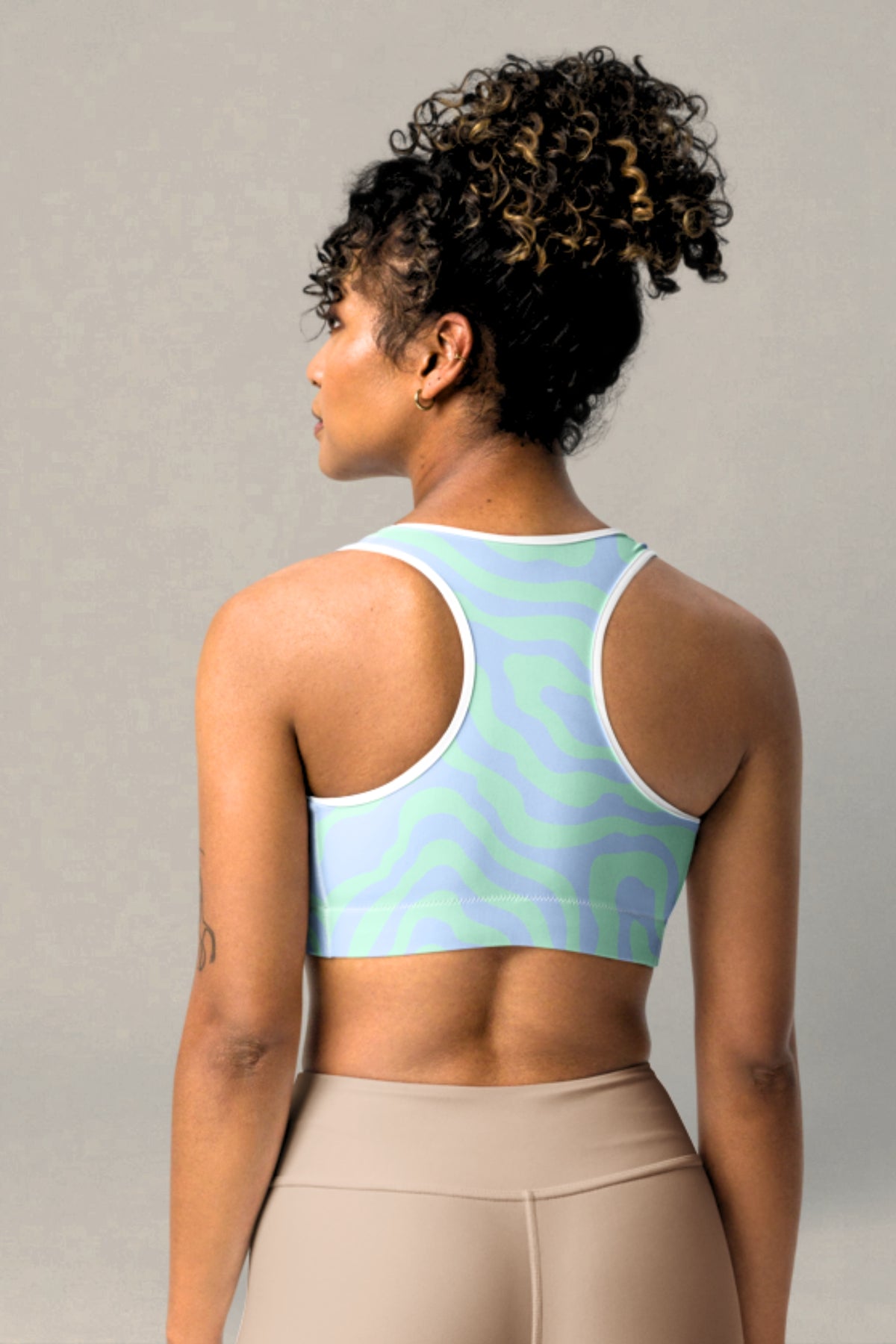Flexate Blue Clouds Activate Sports Bra