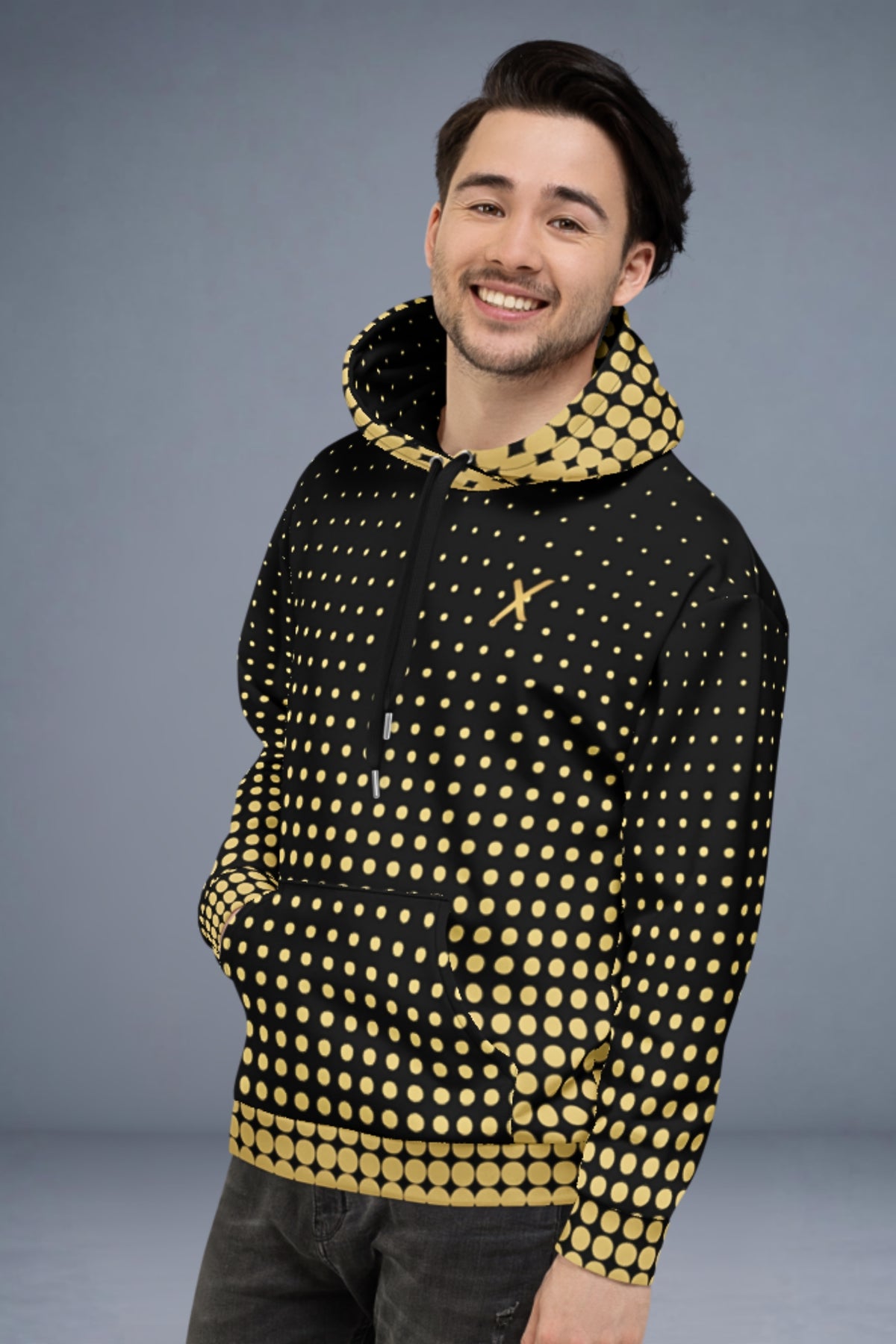 Flexate Unisex Hoodie - Design Gold X