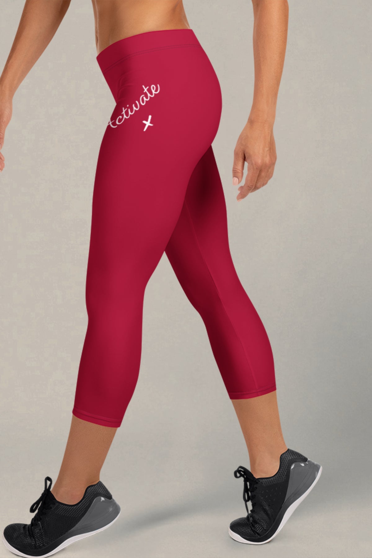 Flexate Deep Red Activate Leggings
