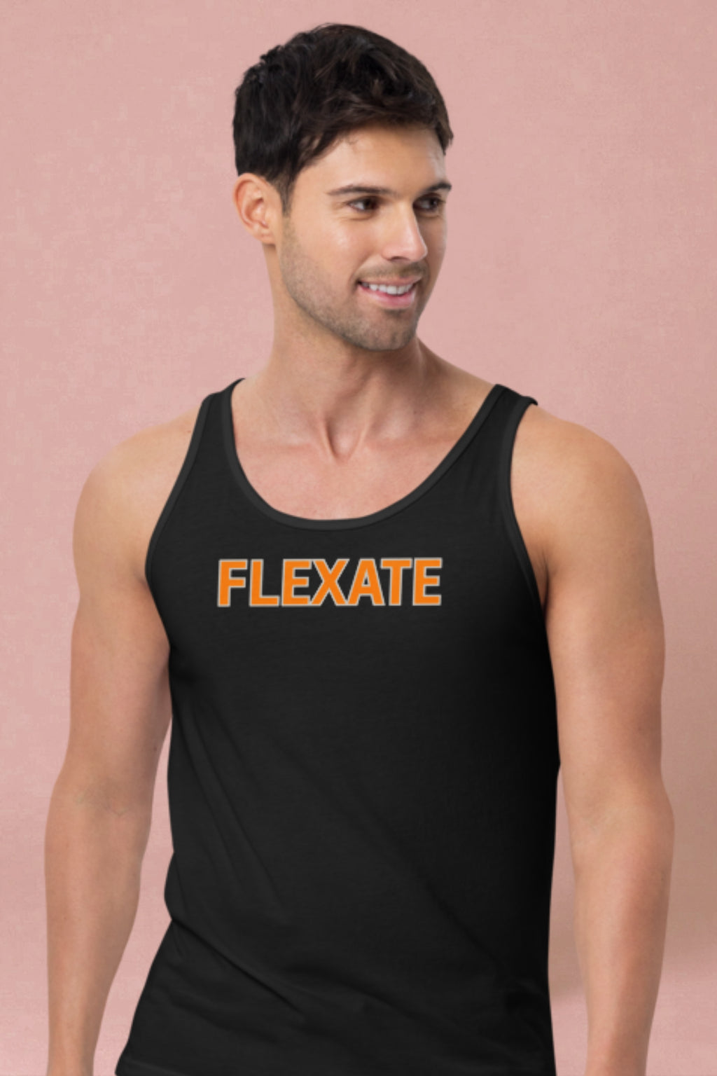Flexate - Men's Tank F Orange Top