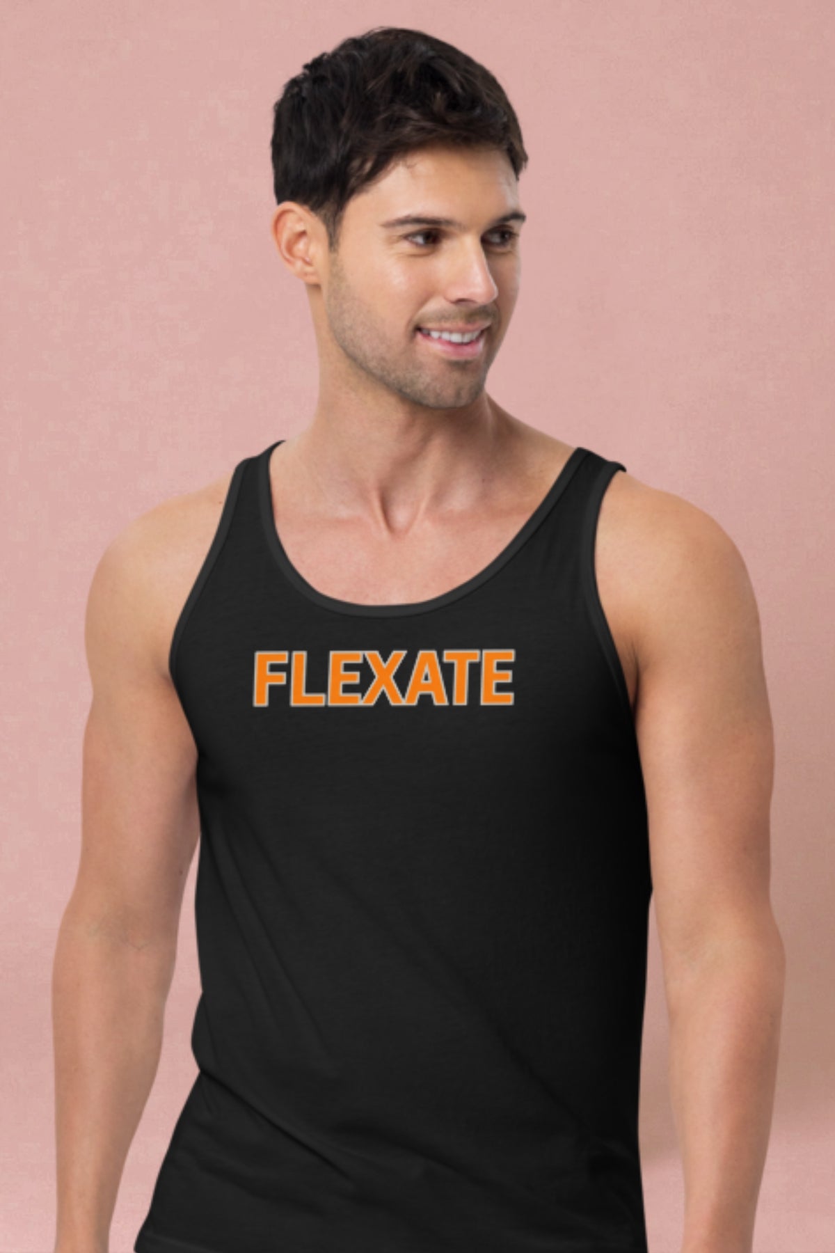 Flexate - Men's Tank F Orange Top
