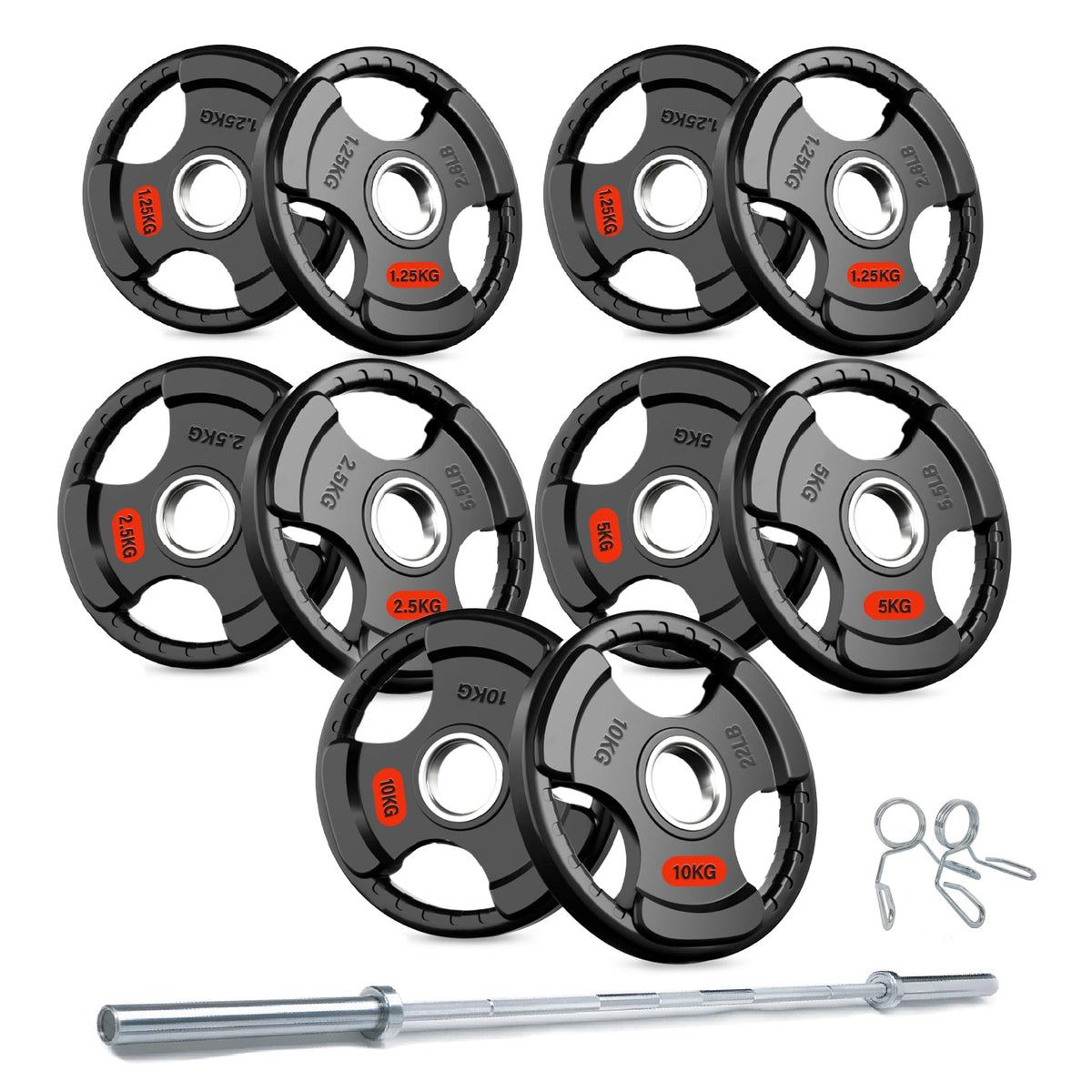 Tri-Grip Weight Plates