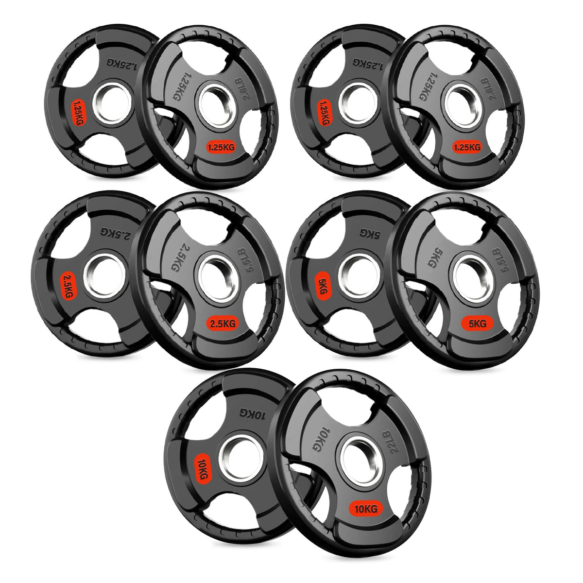 Tri-Grip Weight Plates