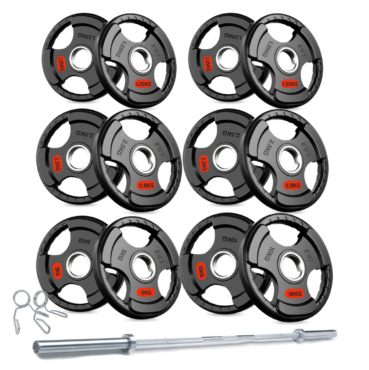 Tri-Grip Weight Plates