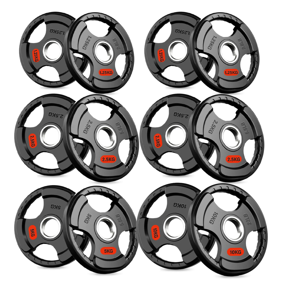 Tri-Grip Weight Plates
