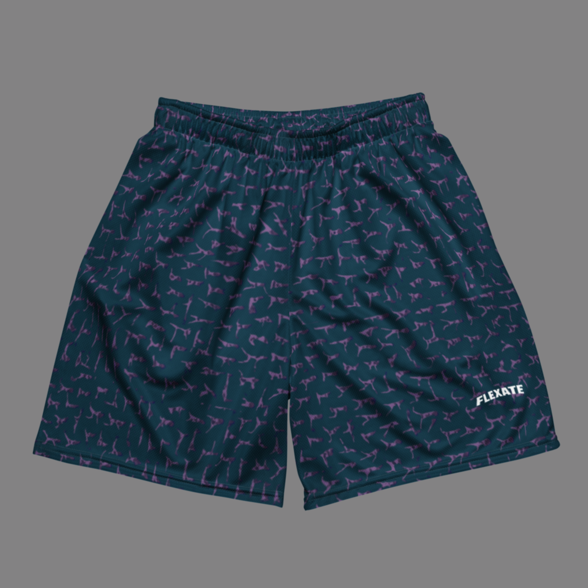 Flexate Stretch Shorts - Purple Shadows