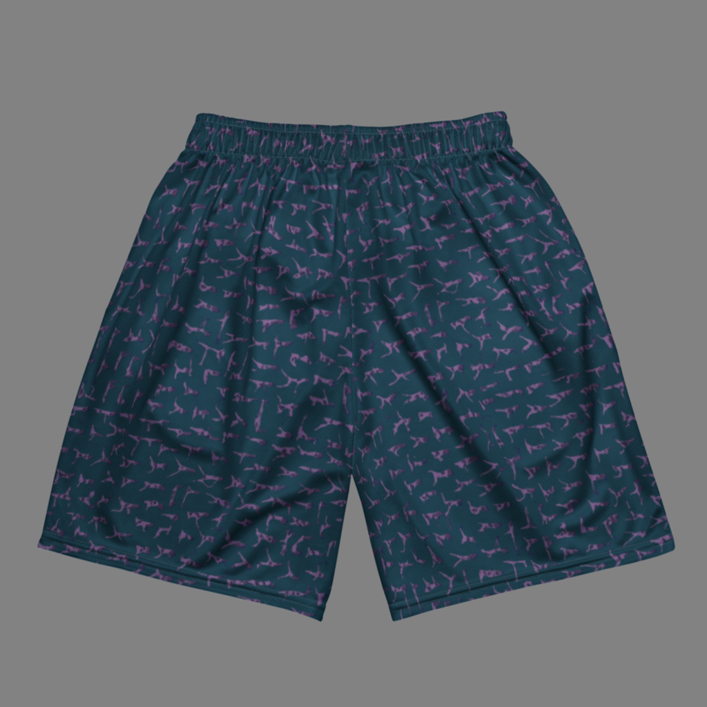 Flexate Stretch Shorts - Purple Shadows