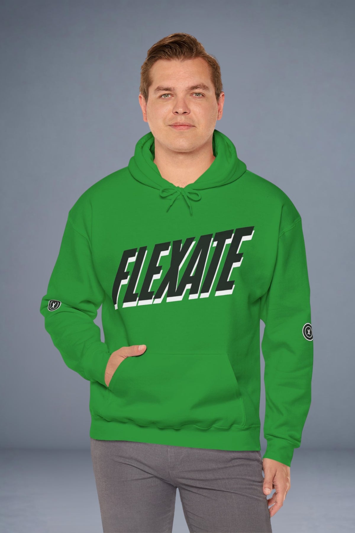 Flexate FLX Retro - Men's Hooded Sweatshirt