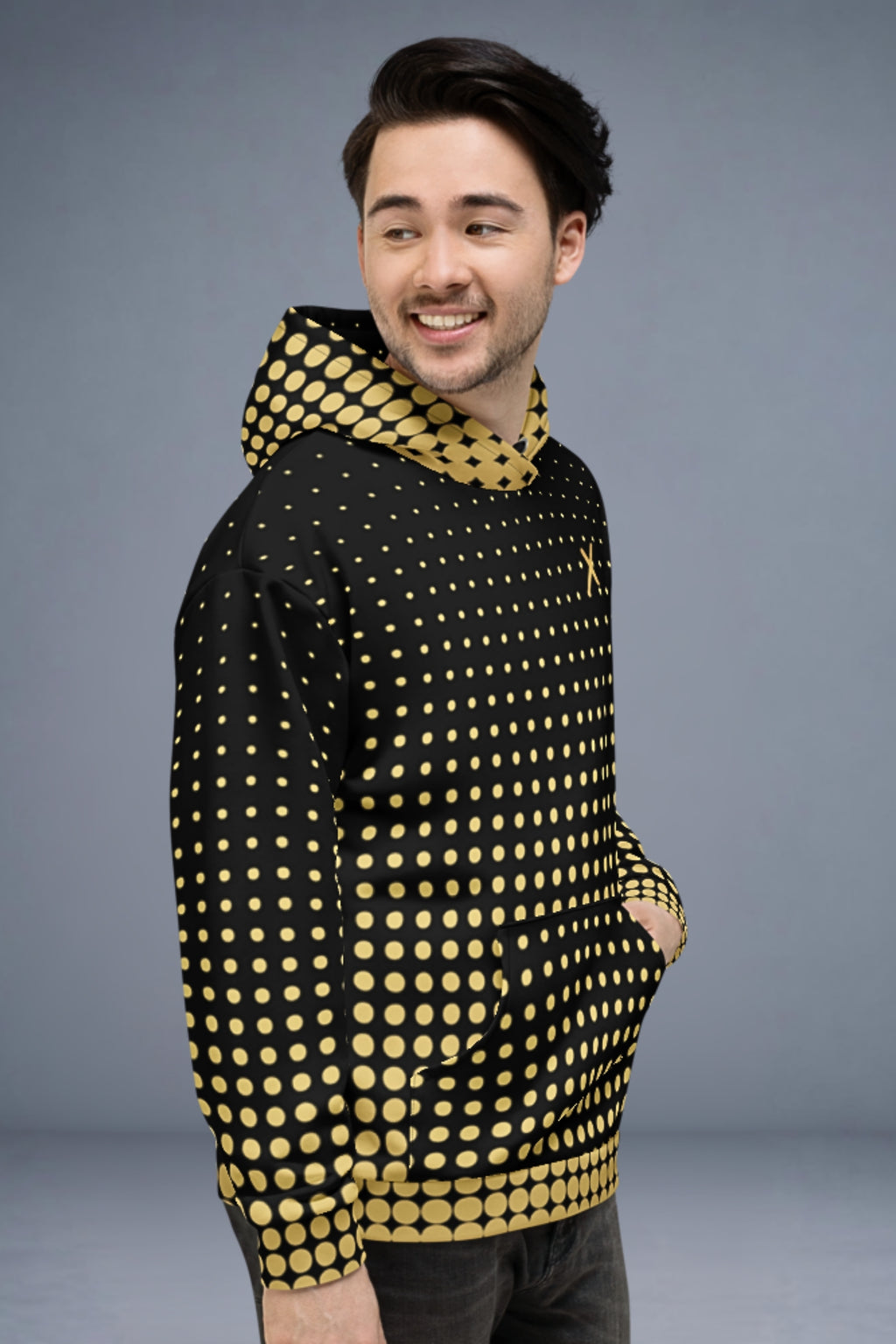 Flexate Unisex hettegenser – Design Gold X
