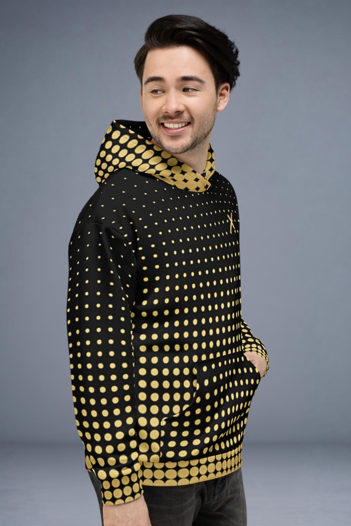 Flexate Unisex Hoodie - Design Gold X