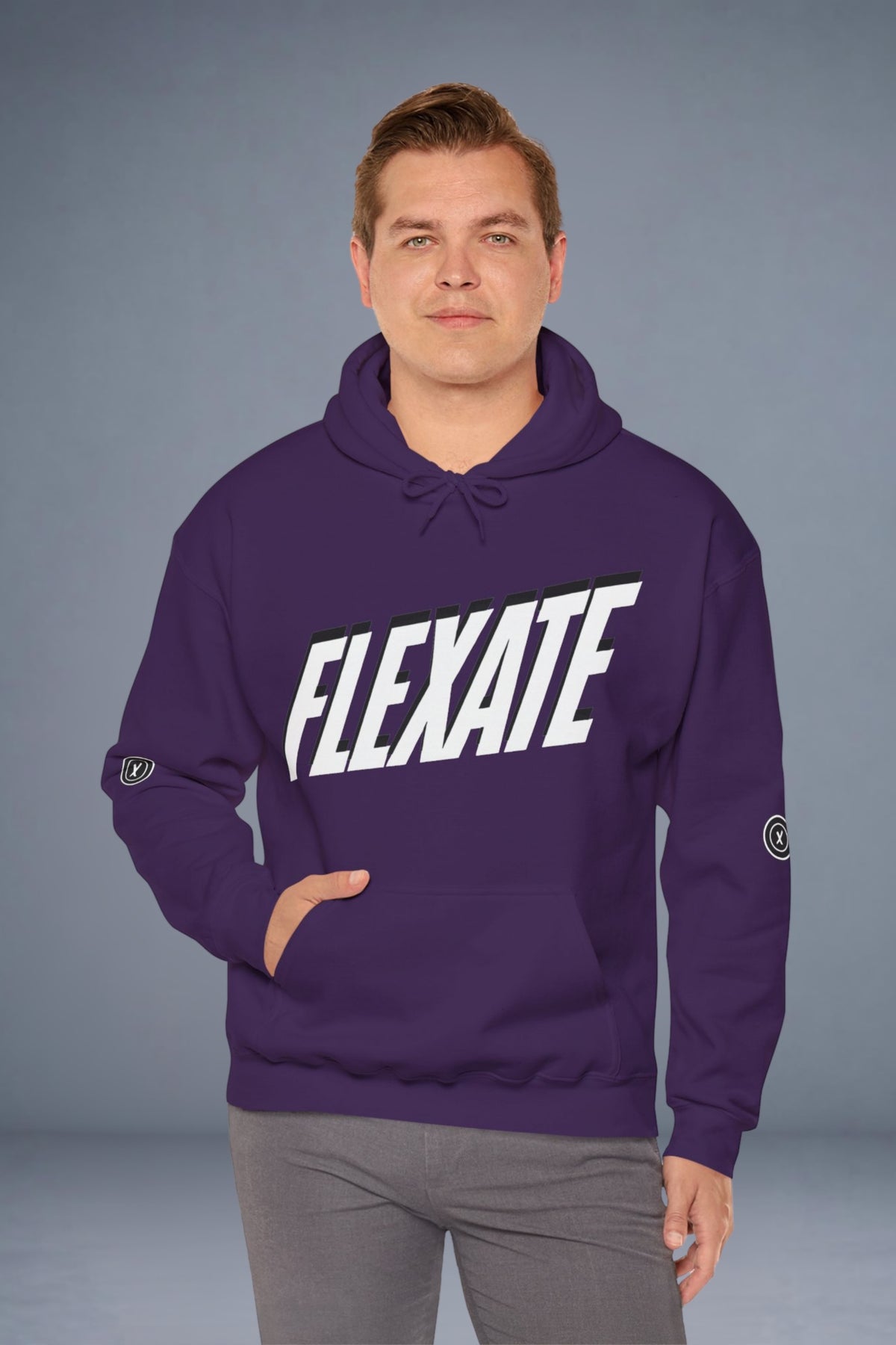 Flexate FLX Retro - Men's Hooded Sweatshirt