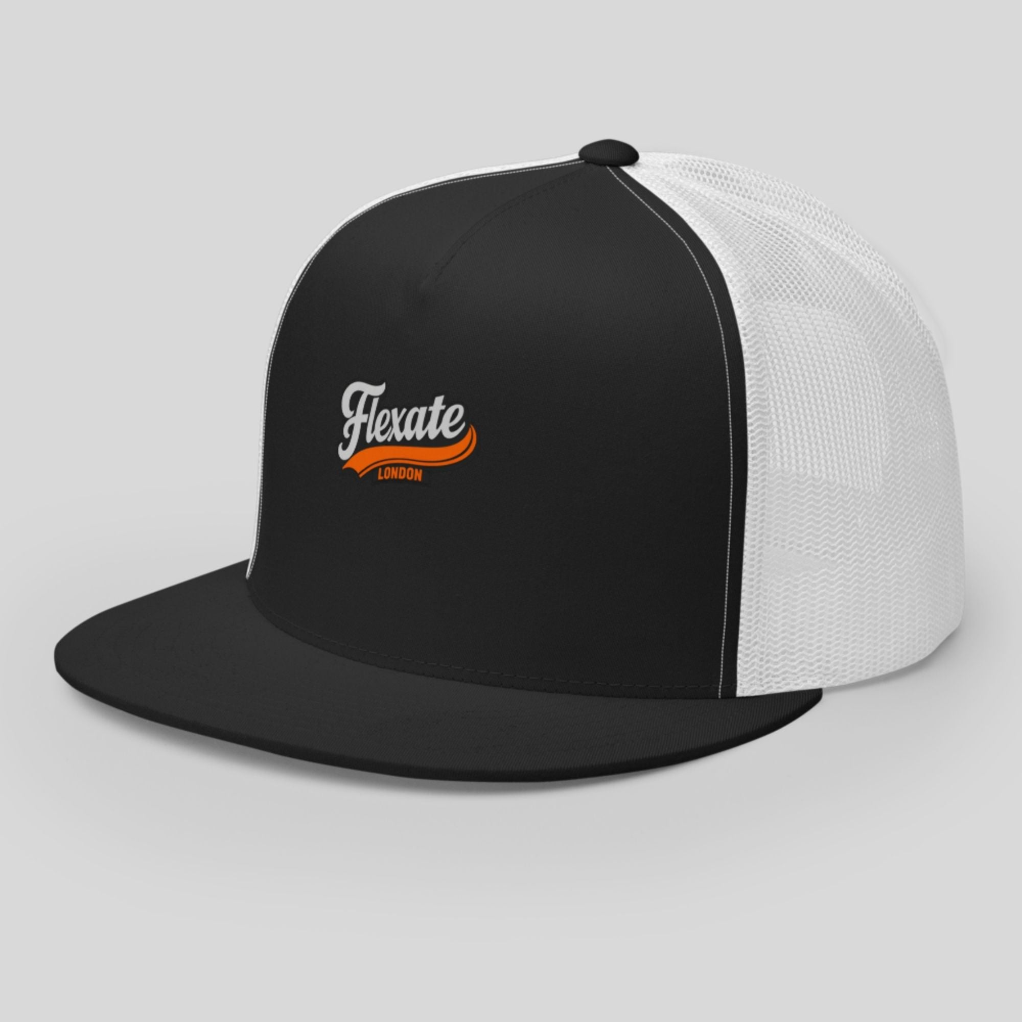 Flexate London - Trucker 14 - White & Black