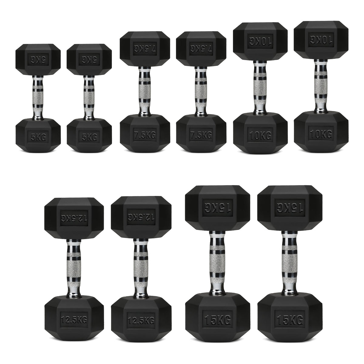 Hex Dumbbells 5 Tier Rack with or without Weights & Bench – Vertical Dumbbell Storage Stand for Home Gym