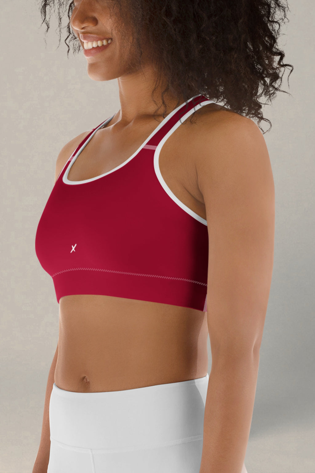 Flexate Deep Red Activate Sports Bra
