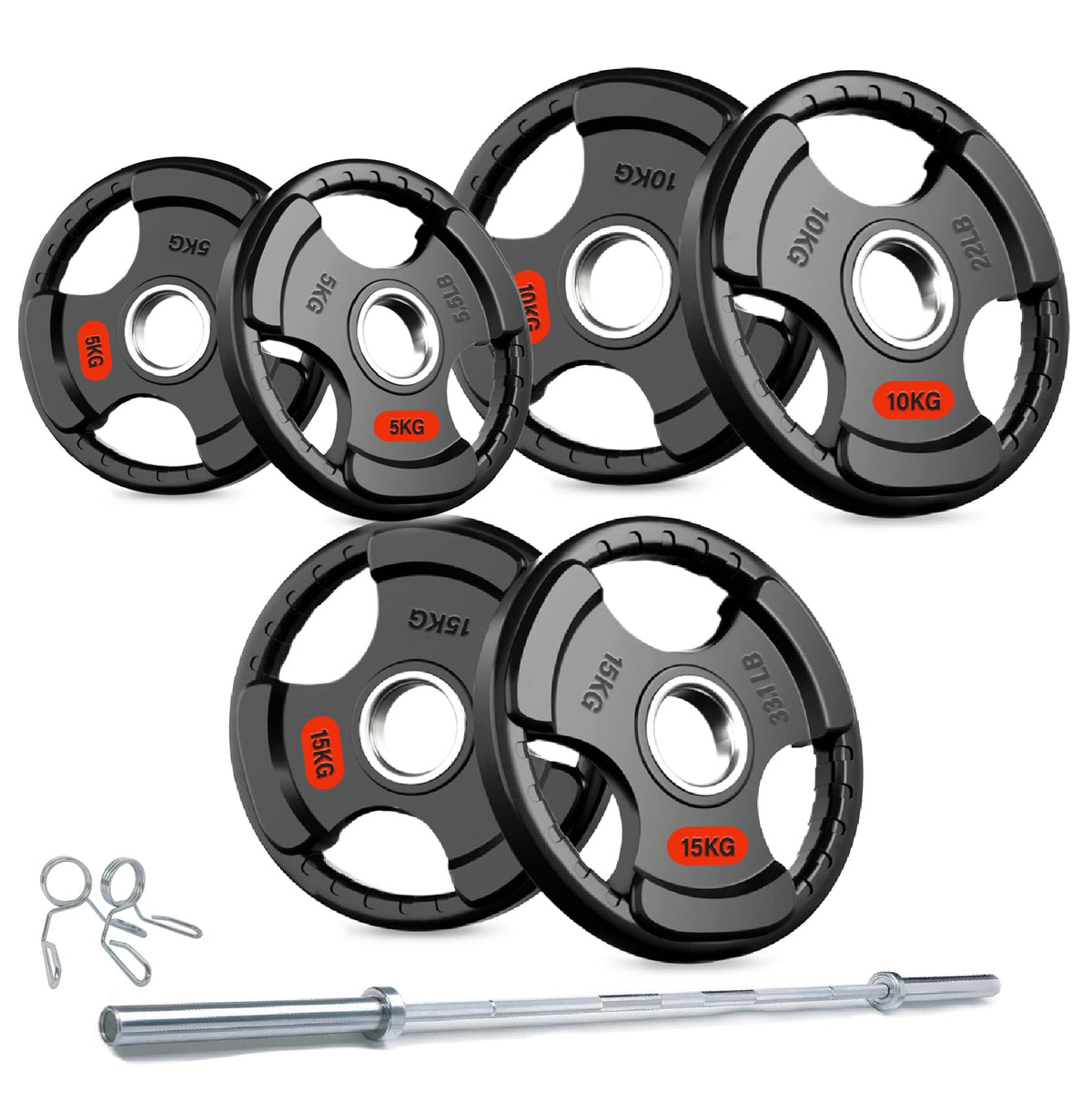 Tri-Grip Weight Plates