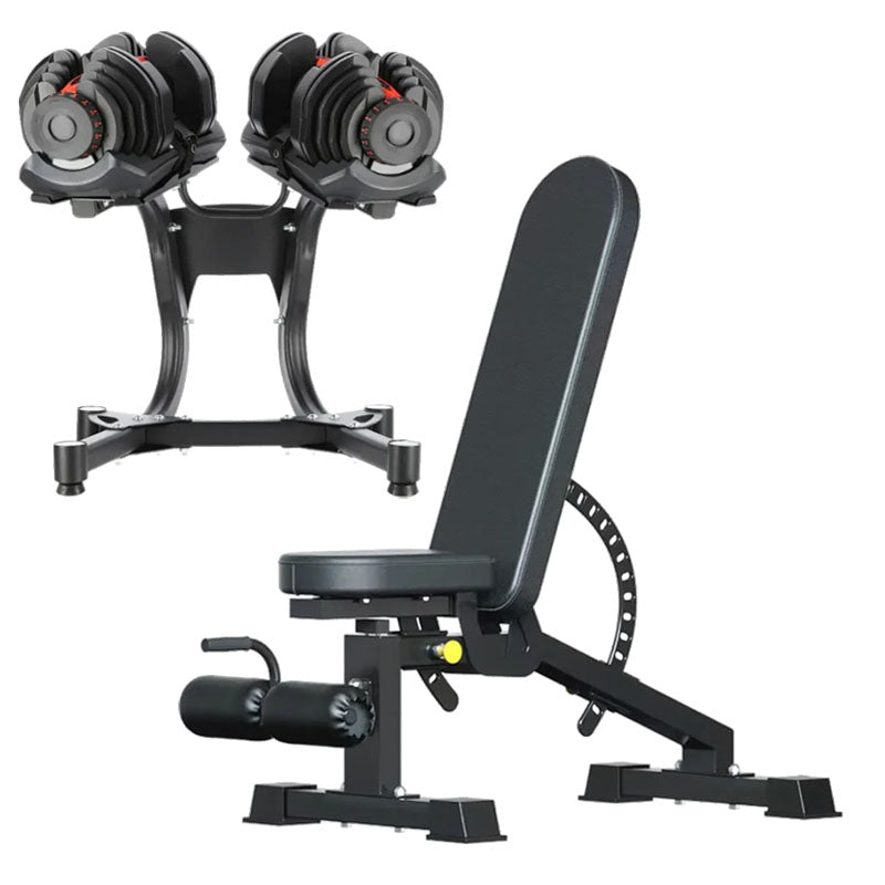Adjustable Dumbbell Set – 24kg (53lbs) Quick Select – 10 Levels