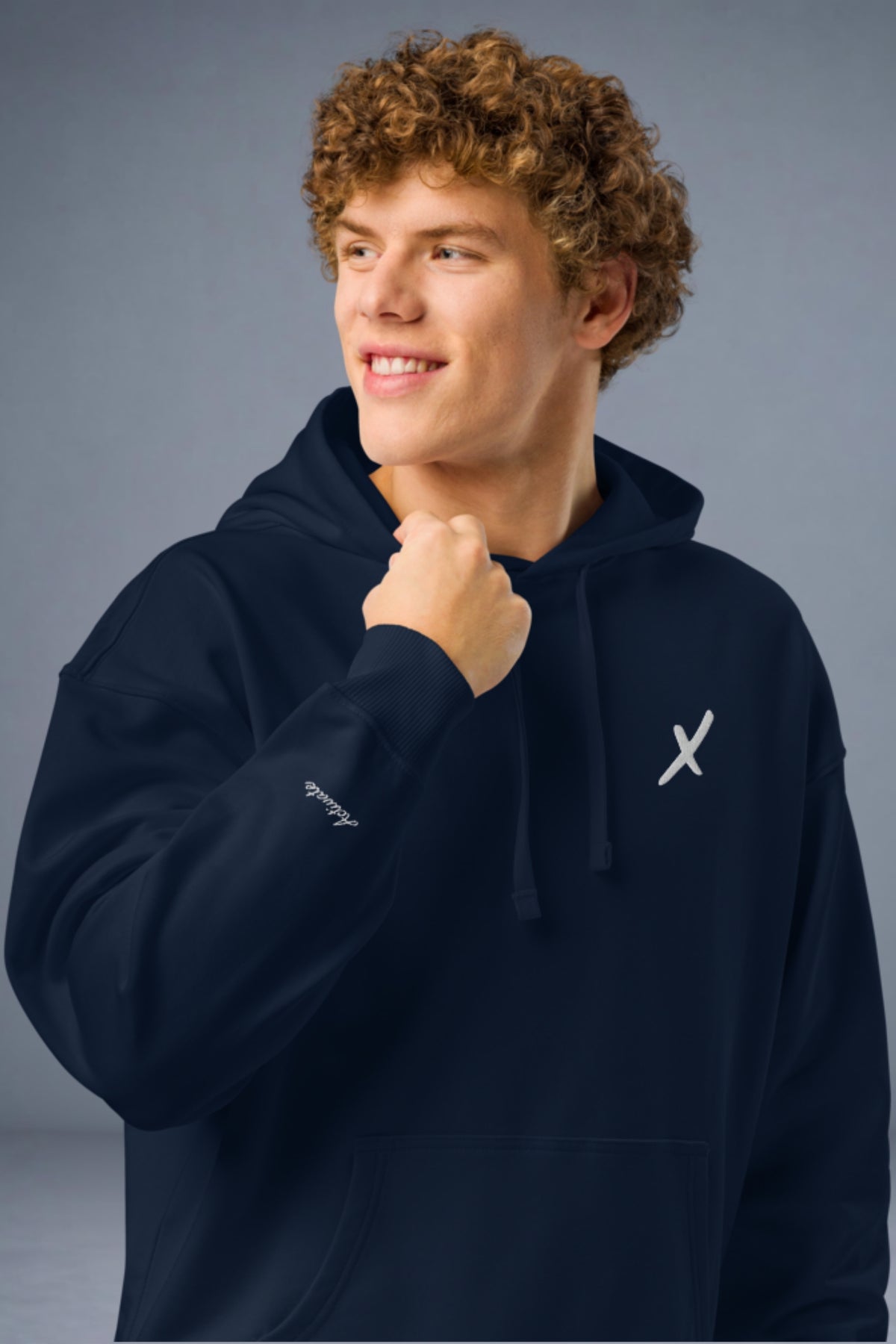 Flexate Unisex heavy blend zip hoodie - White X