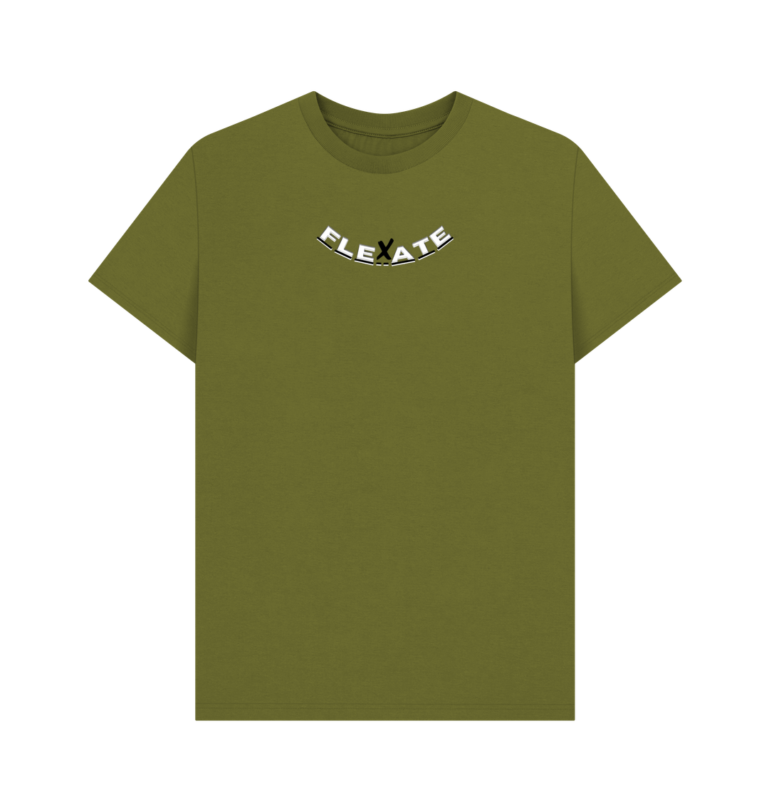 Moss Green Printed T-shirt