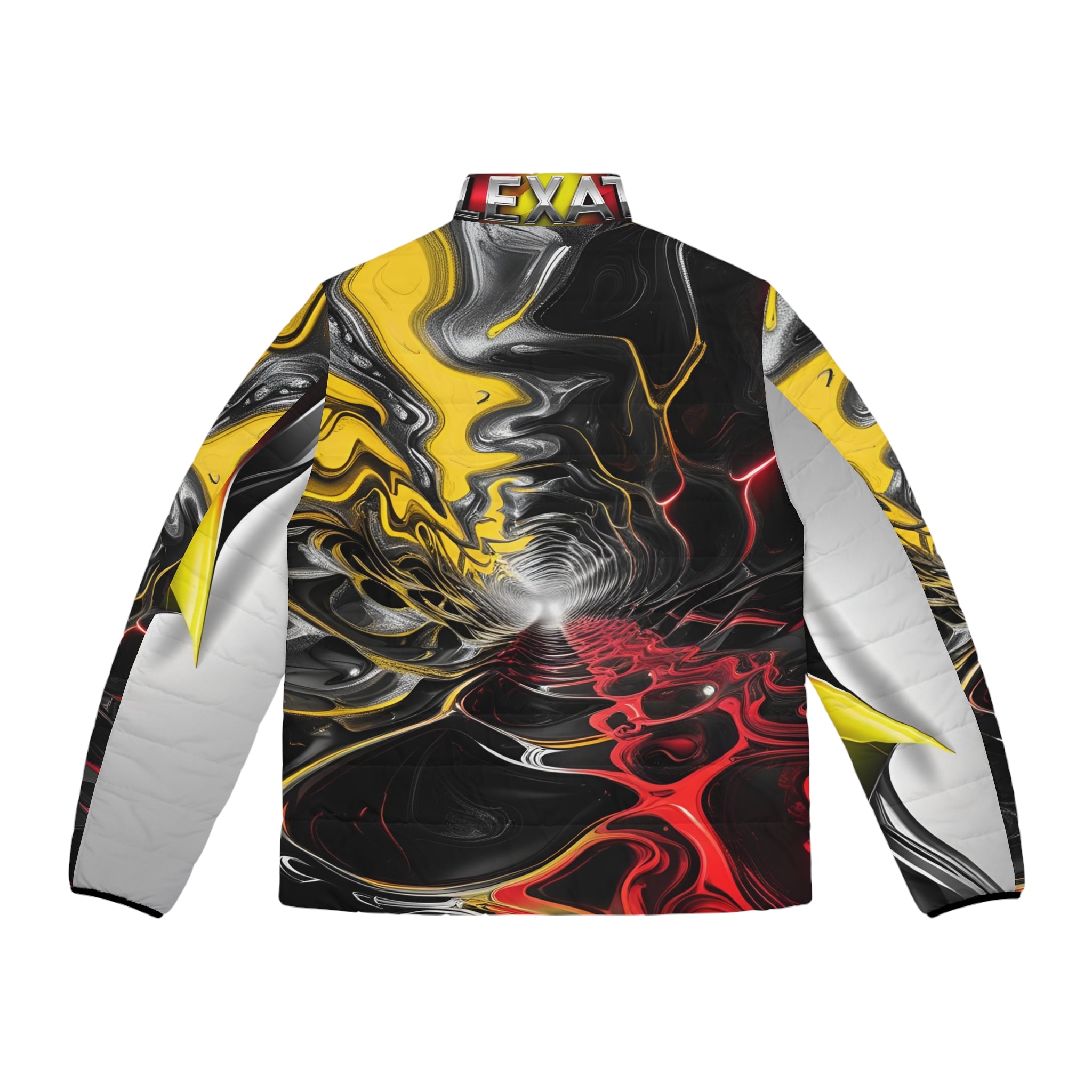 Flexate Action One Men's Puffer Jacket - AOP Design