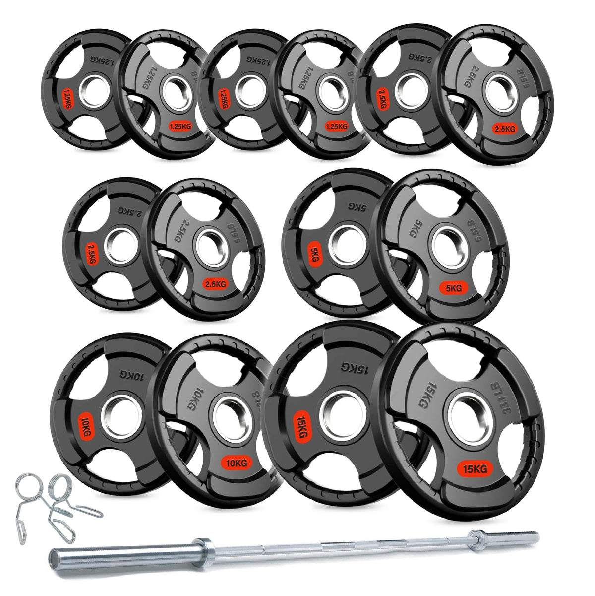 Tri-Grip Weight Plates