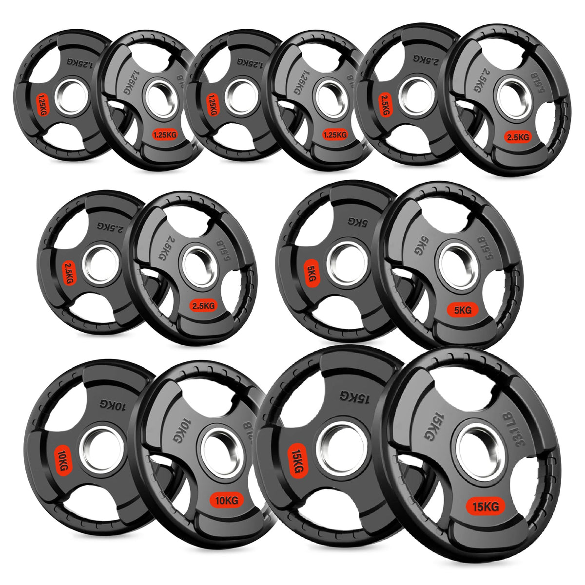 Tri-Grip Weight Plates