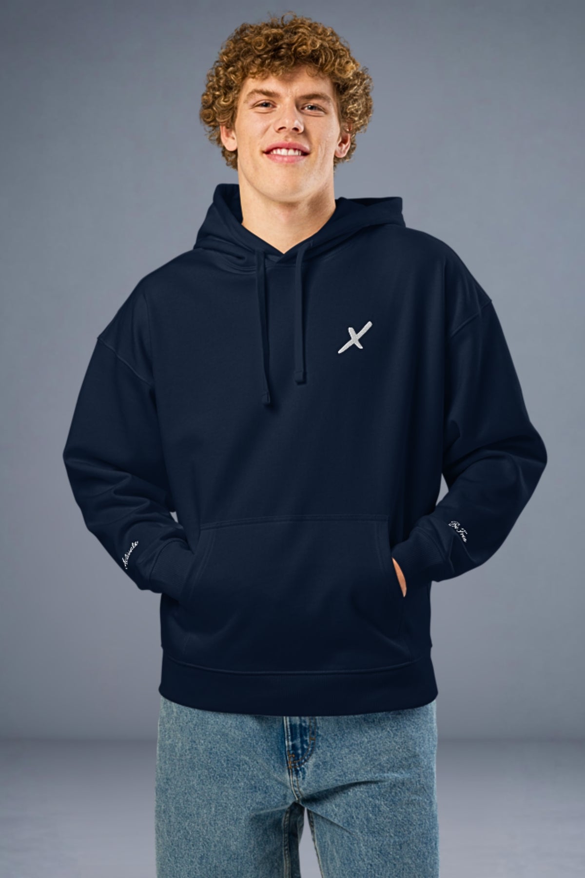 Flexate Unisex heavy blend zip hoodie - White X