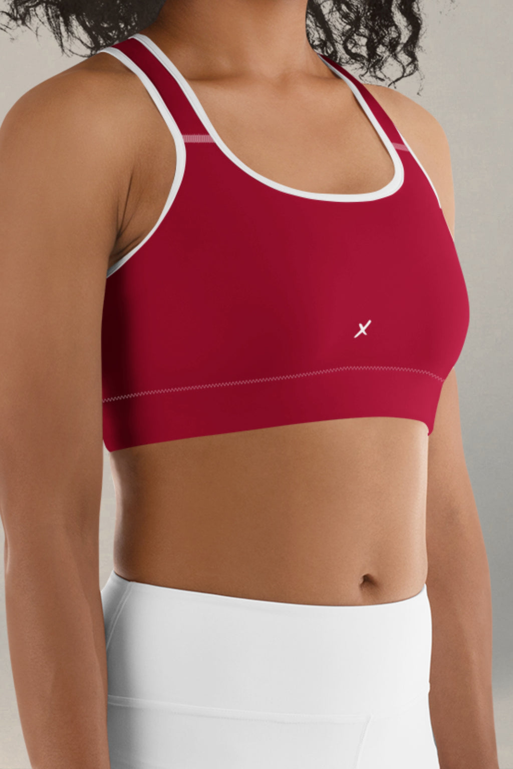 Flexate Deep Red Activate Sports Bra
