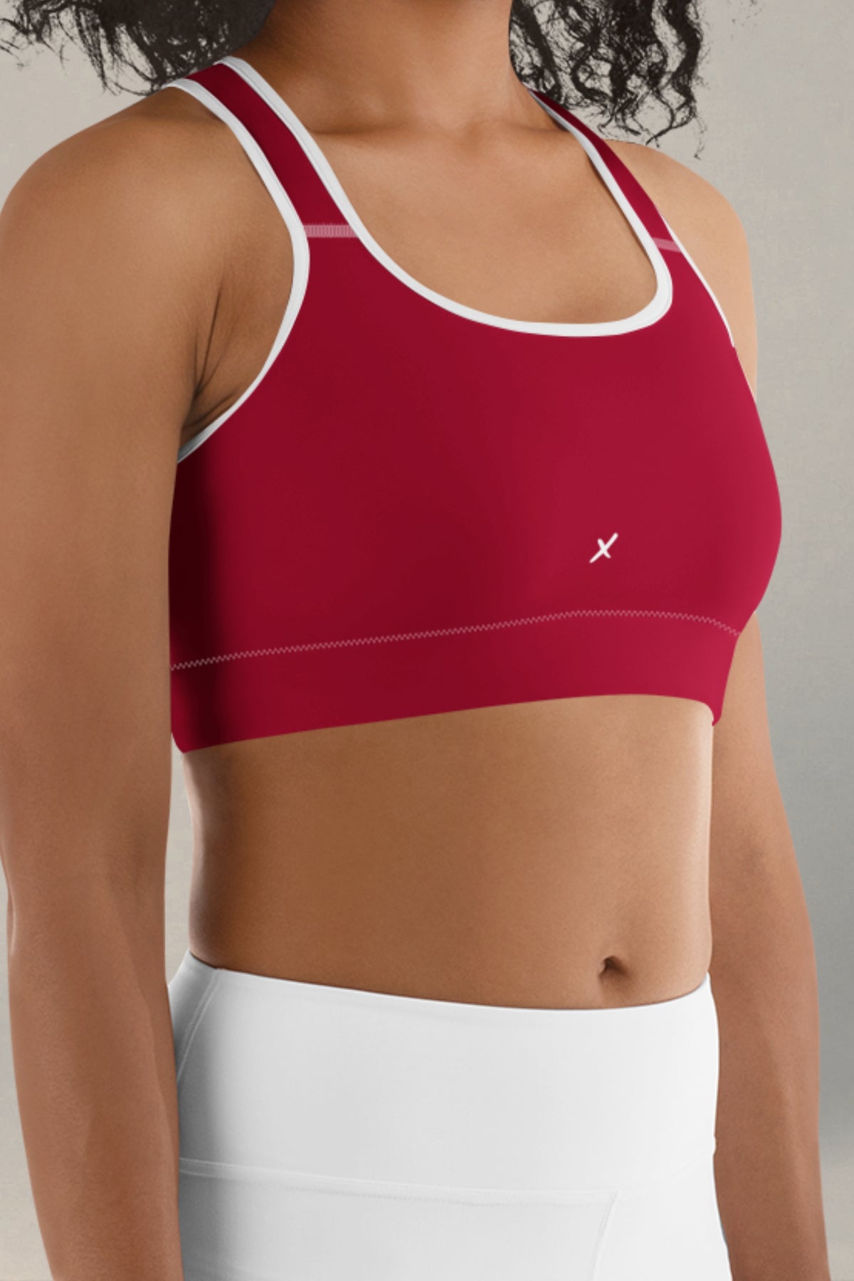 Flexate Deep Red Activate Sports Bra