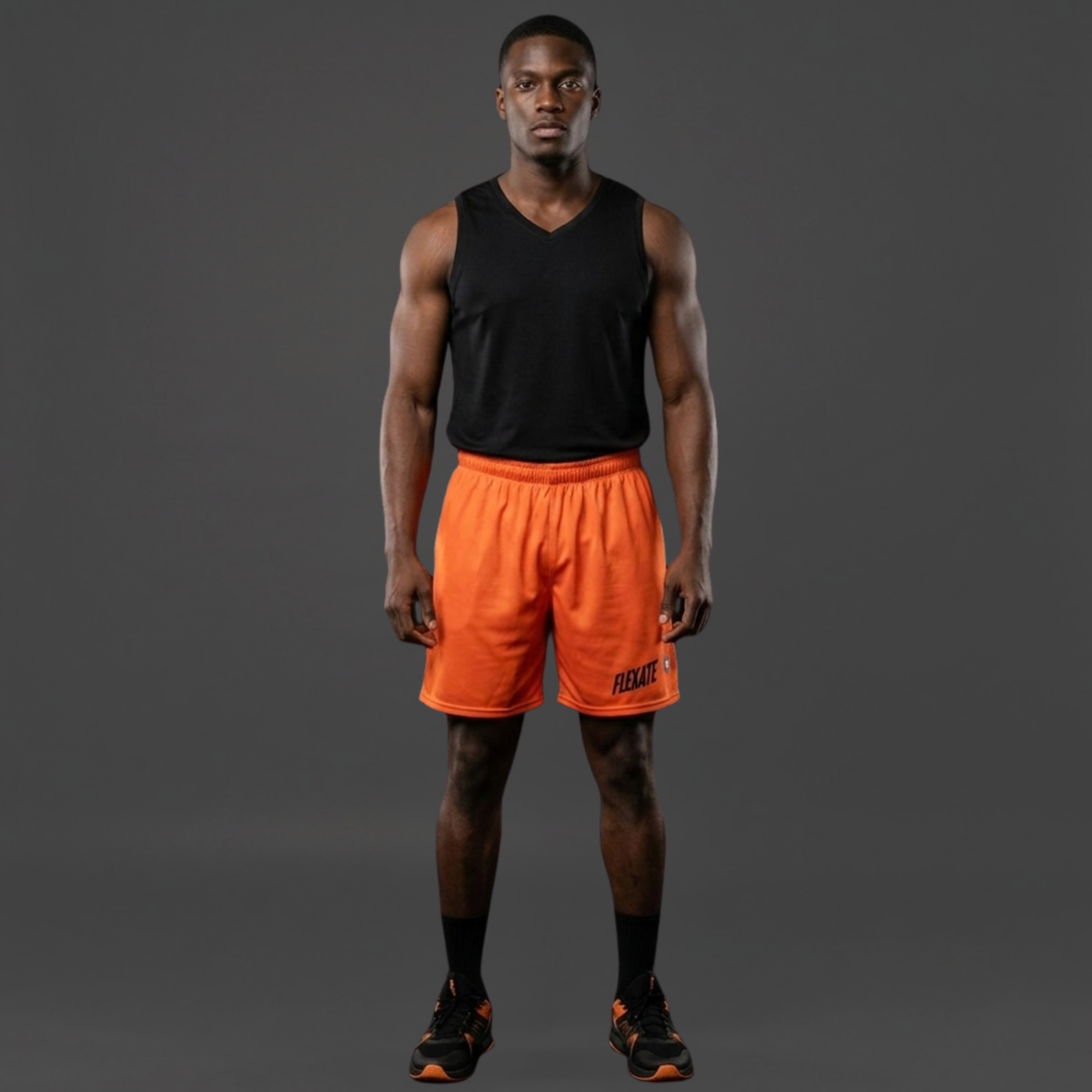 Flexate Stretch Shorts - Sports Orange