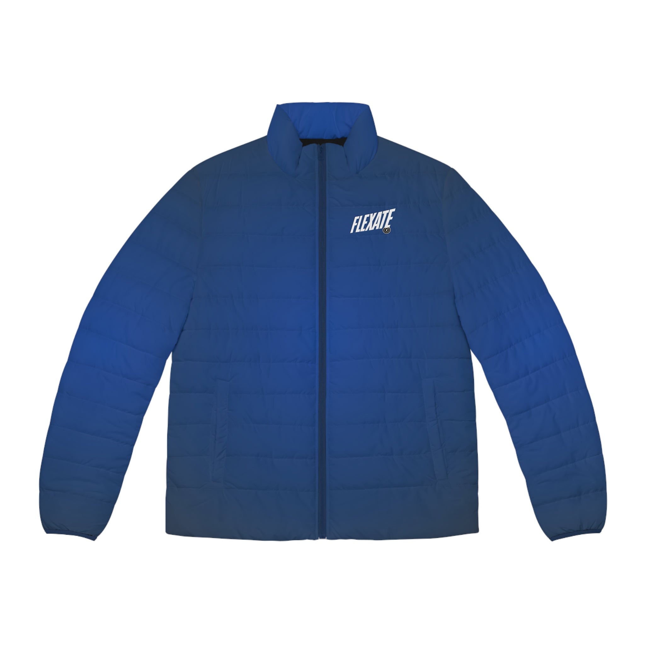 Flexate Slick Men's Puffer Jacket - two tone blue