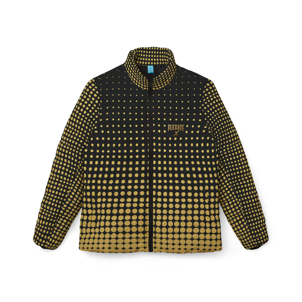 Flexate Golden X Women’s Puffer Jacket - AOP Design