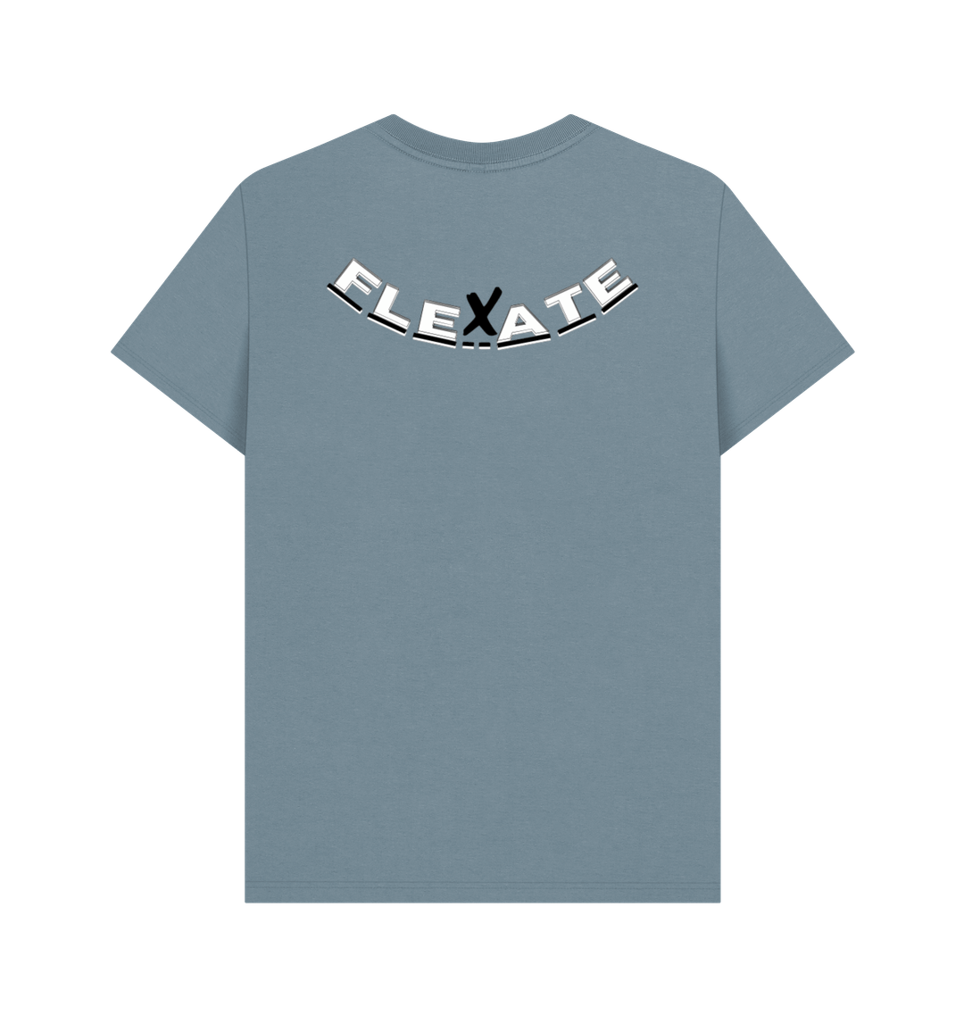 Stone Blue Printed T-shirt