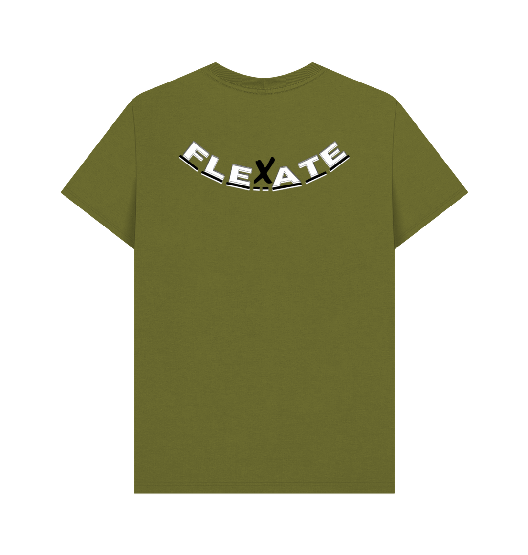 Moss Green Printed T-shirt