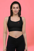 Flexate Classic sports-BH – Svart – Rødt X