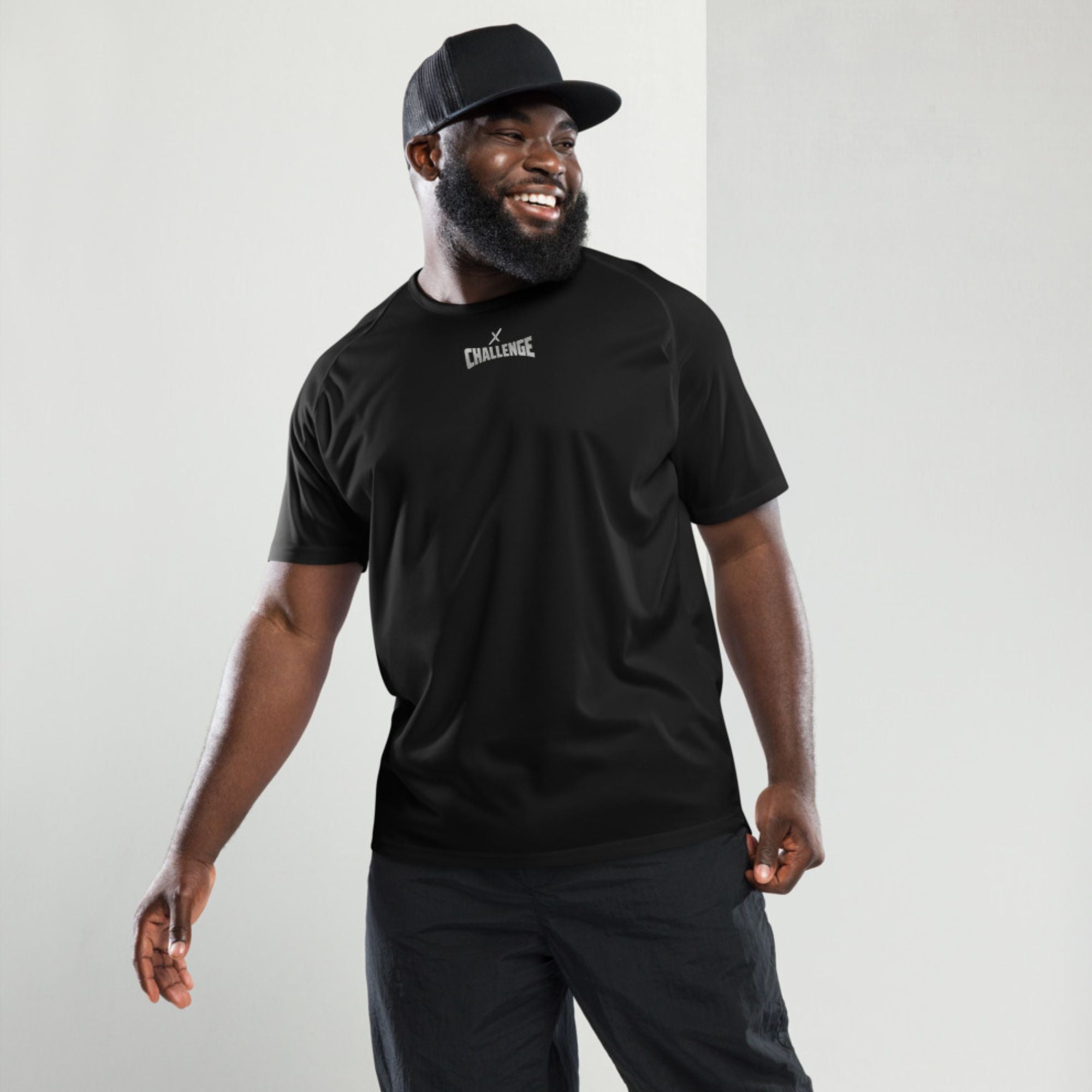 Men's Flexate - Challenge X One Silver in Black Performance Jersey