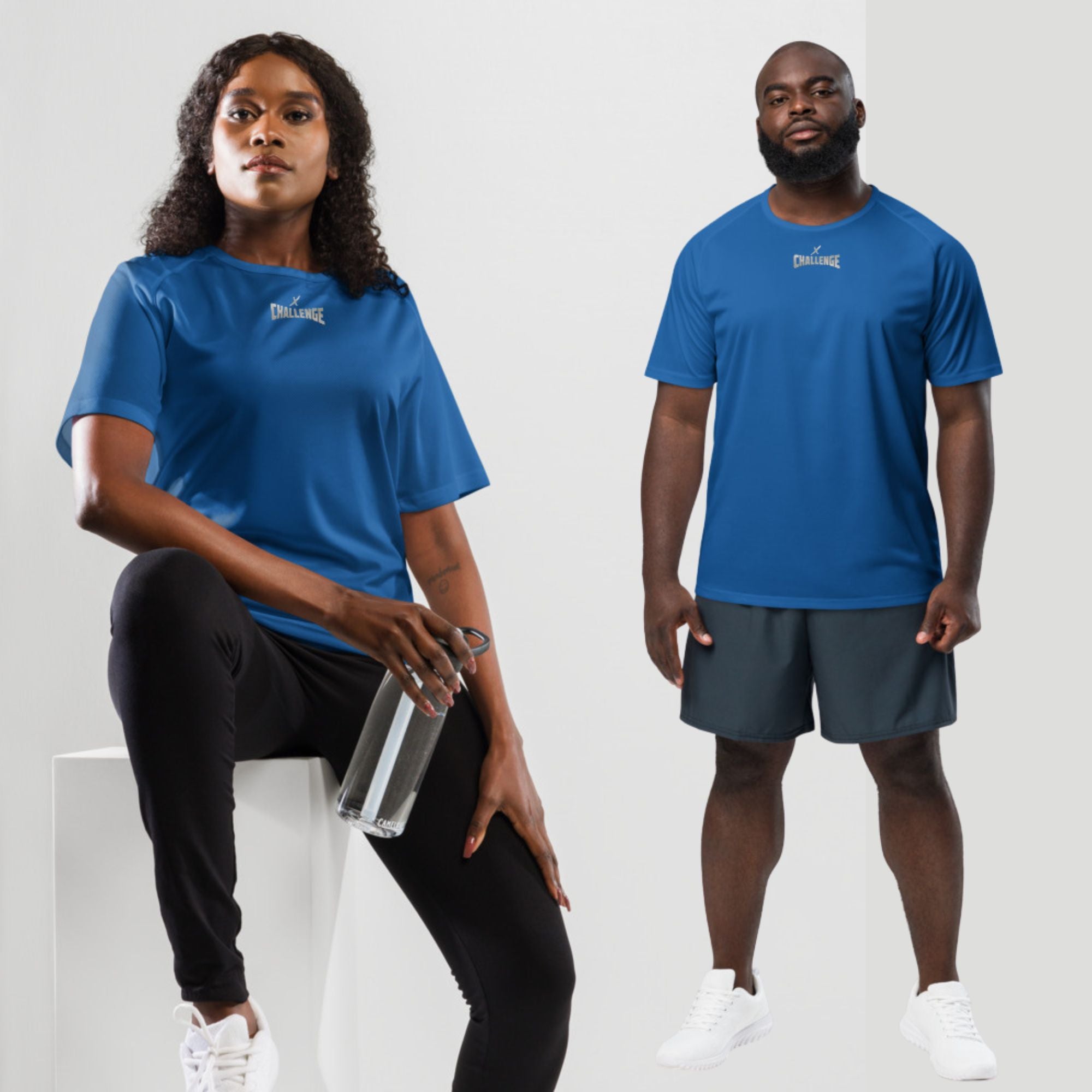 Men's Flexate - Challenge X One Silver in Blue Performance Jersey