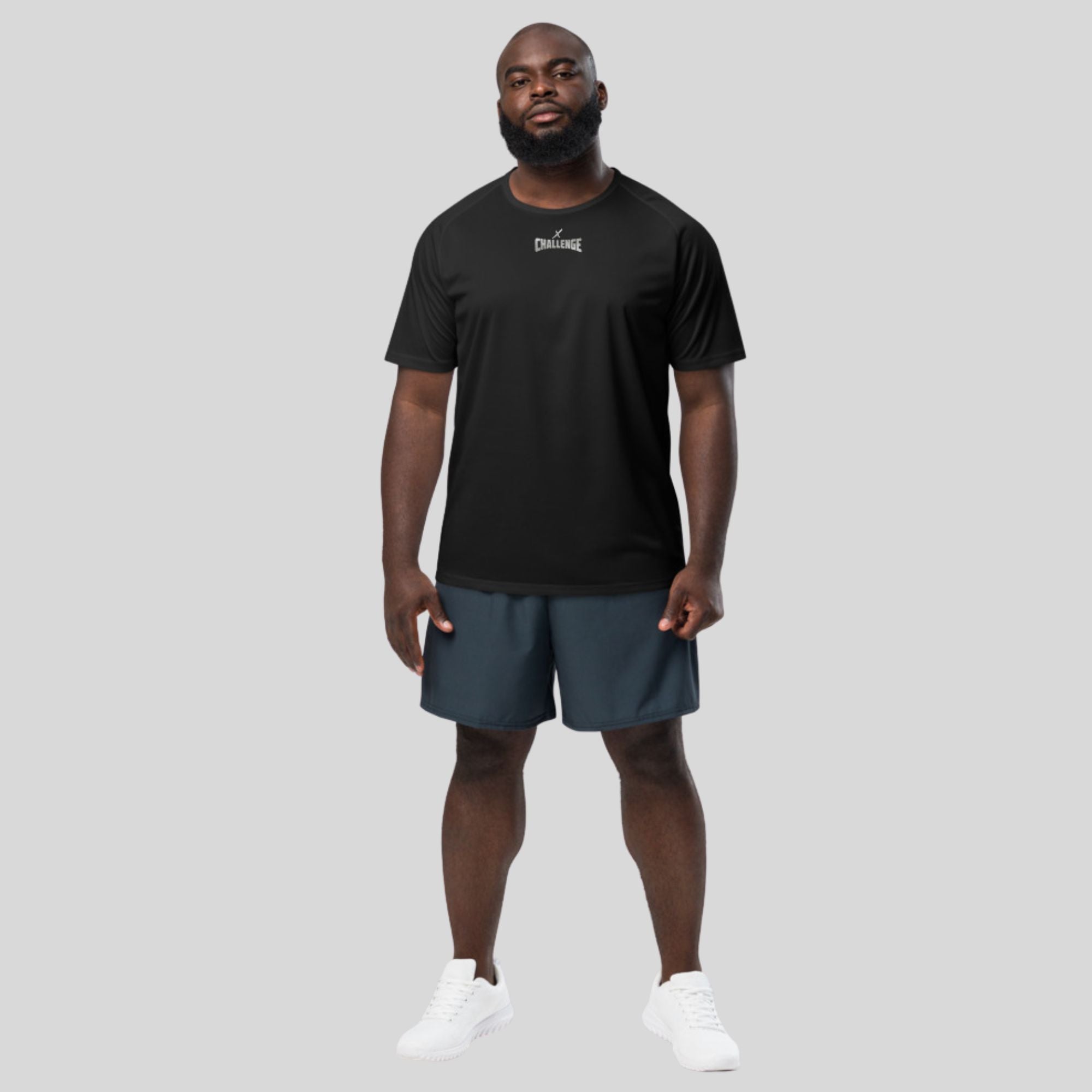 Men's Flexate - Challenge X One Silver in Black Performance Jersey
