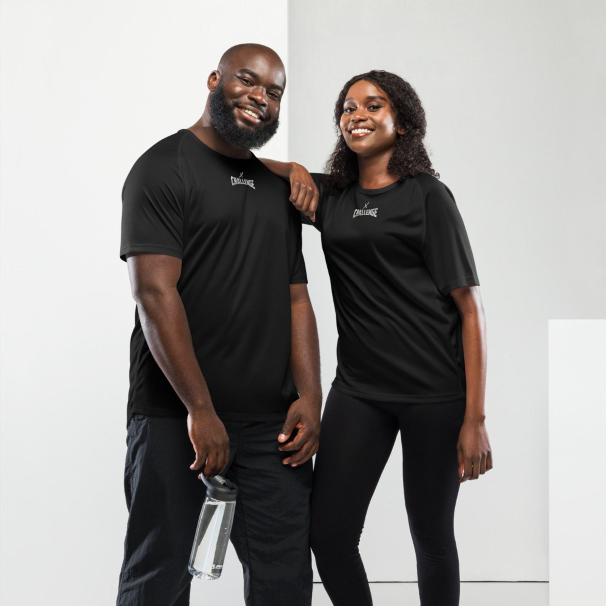 Men's Flexate - Challenge X One Silver in Black Performance Jersey