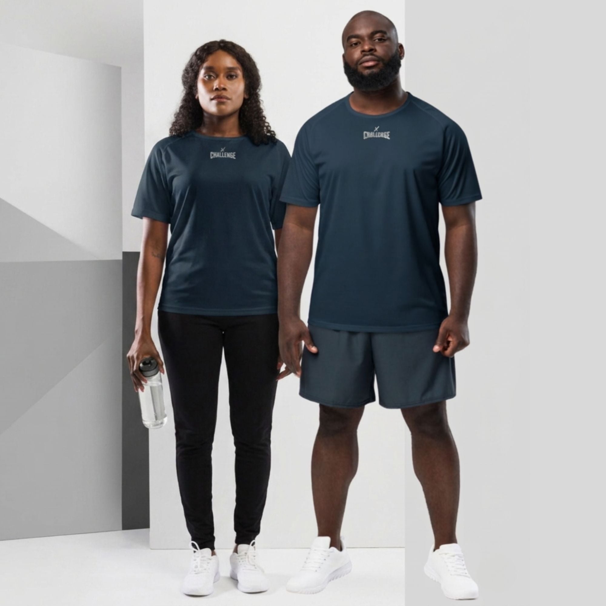 Men's Flexate - Challenge X One Silver in French Navy Performance Jersey copy