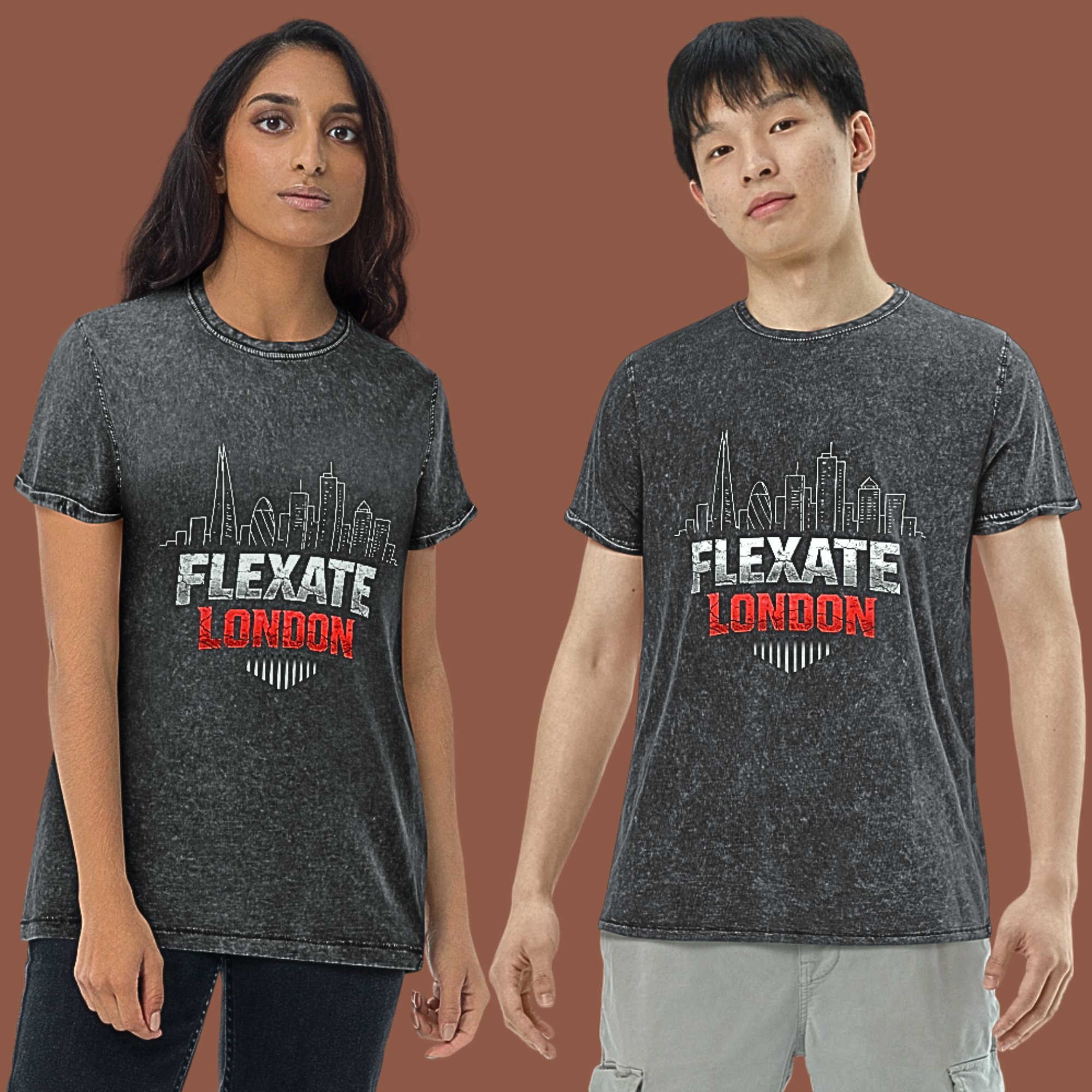 Flexate London Women's - Denim T-Shirt 01