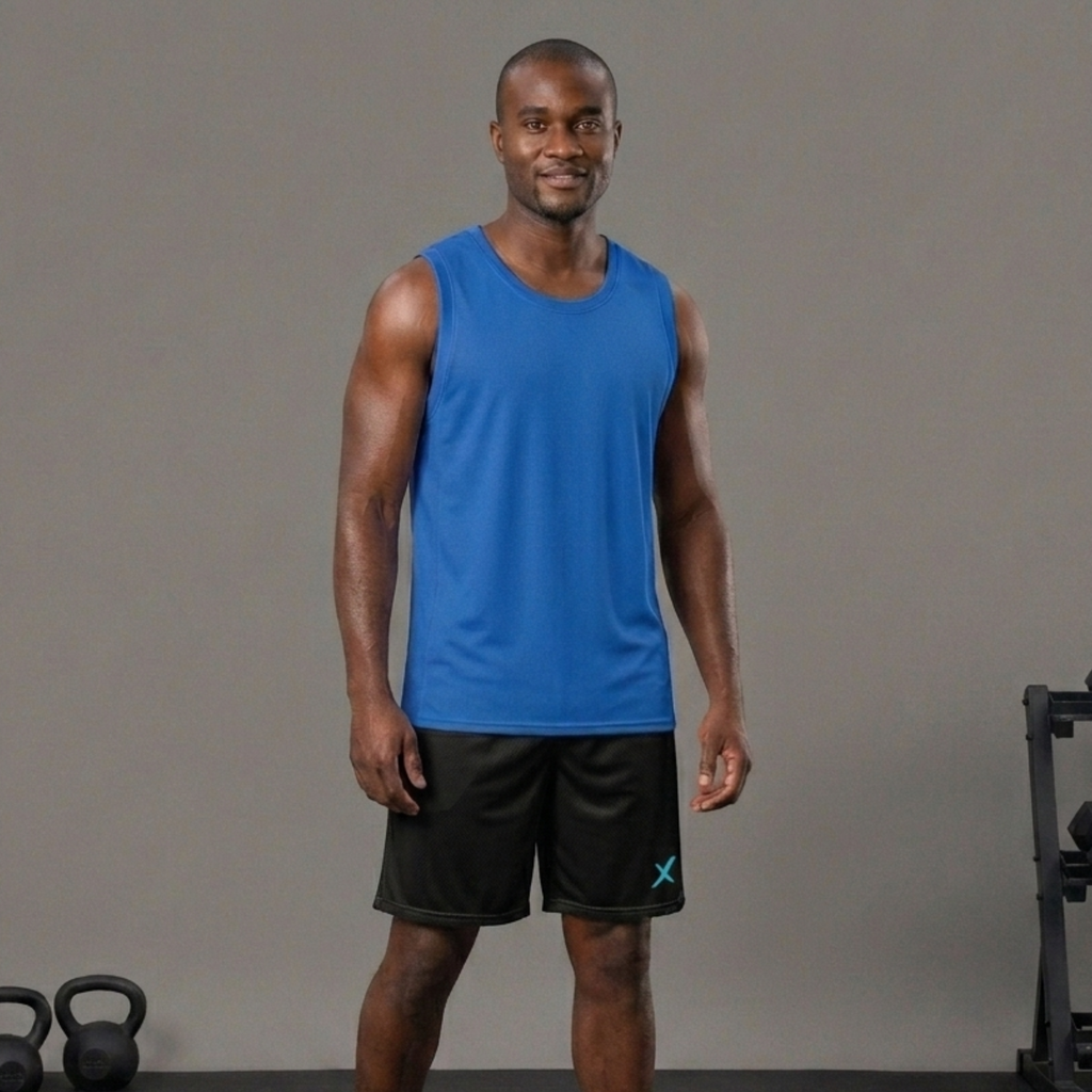 Flexate Stretch Shorts - Sports Black - Blue X